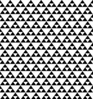 Seamless texture in the form of a geometric black and white pattern in the form of triangles vector