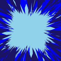 Original bright frame on a blue background vector