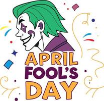 April Fool's Day Templates vector