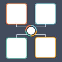 Infographic Chart for Presentation Template vector