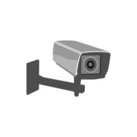 Security camera icon. CCTV camera simple silhouette. vector