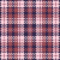 Tartan Plaid With Night Color Pattern. vector