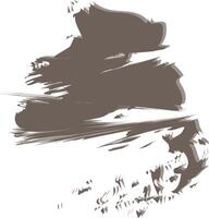 A brush stroke on a white background vector