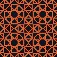 Abstract Geometric Orange Navy Repeat Pattern Background Wallpaper vector