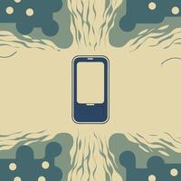 Mobile Device, Display, Gadget, Screen, Digital, Technology, Portable, Communication, Wireless, Cellular vector