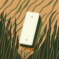 Abstract Mobile Device in Nature vector
