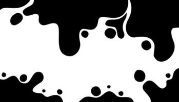 black and white abstract background with liquid theme, simple abstract background with empty section for text vector