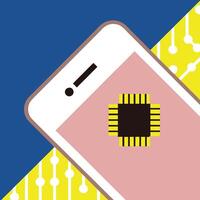 Smartphone Microchip Understanding Internal Components vector