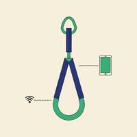 Smart Wireless Tether Portable, Secure, and Convenient vector