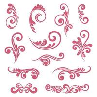 Stylish Swirling Patterns for Craft and Decor vector