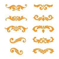 Intricate Swirl Ornaments for Crafting and Decor vector