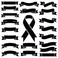 Extensive Collection of Ribbon and Banner Set Graphics vector