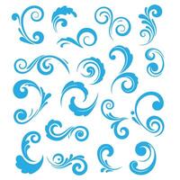 Elegant Floral Motifs for Invitations and Cards vector