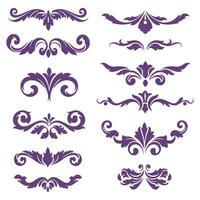 Swirling Decorative Patterns for Creative Designs vector