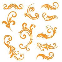 Elegant Swirl Collection for Decorative Art vector