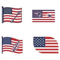 The Power of the Shield 4 USA Flag Themed Vectors Graphics