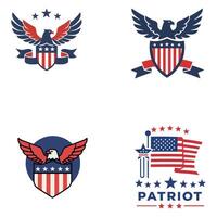 Design Elements USA Shield Icons for Logos Branding vector