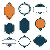 Vintage Frame set Vectors Pack Featuring Timeless Shapes