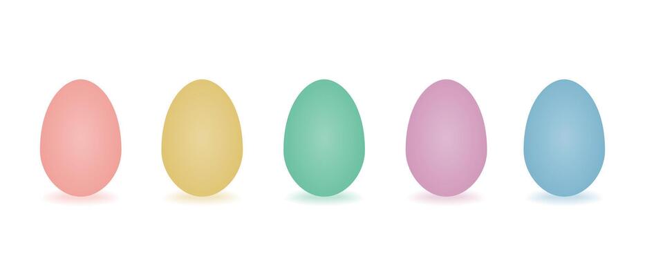 easter eggs colorful design illustration