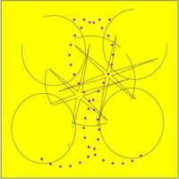Psychedelic Biohazard Pattern vector