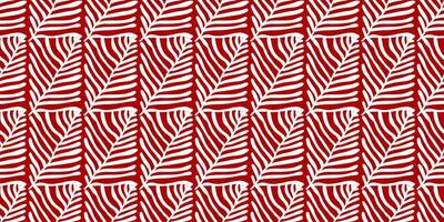 Red Maroon Abstract Organic Shapes Pattern vector