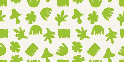 Green minimalist pattern design vector