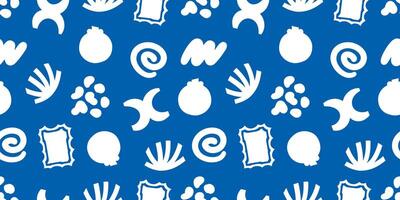 Blue abstract pattern background vector