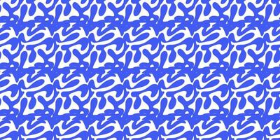 Abstract shape seamless pattern. vector