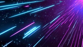 Abstract background with diagonal glowing lines of light. video