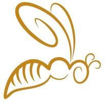 A symbol of the flying wasp. vector