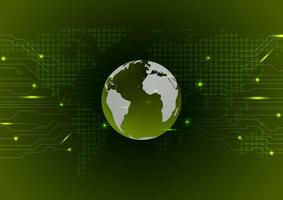 Abstract technology circuit board background vector
