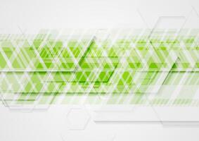 Bright green abstract technology background vector