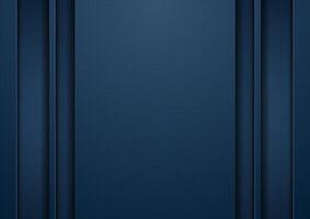 Dark blue tech abstract concept background vector