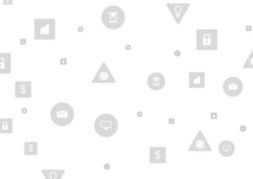 Grey social communication tech icons background vector