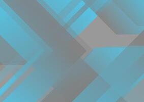 Abstract grey and blue tech geometric background vector