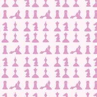 Chess Game Seamless Pattern vector