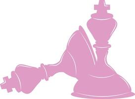 Isolated chess. Chess checkmate vector