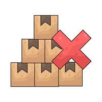 Illustration of Do not stack vector