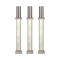 Illustration of Columns vector