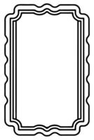 a black and white drawing of a frame vector