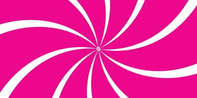 An abstract retro wavy sunburst vortex background. Pink and white swirl background. vector