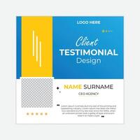 Transform Feedback into Art Unique Client Testimonial Designs Modern and Unique Design Inspirations vector