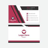 modern creative business card and name card horizontal simple clean template design corporate business cards design vector