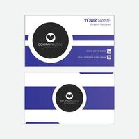 Simple Minimal Business Card Design Template Design visiting card, clean professional business card design, layout design vector