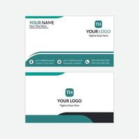 Cretive business card design . double sided business card design template creative business card emplate print ready layout vector