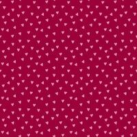 Charming heart pattern on deep red background for valentine's day designs vector