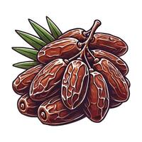 Rustic Date Fruit vector