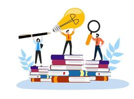 Education upgrade skill and ability for work design vector
