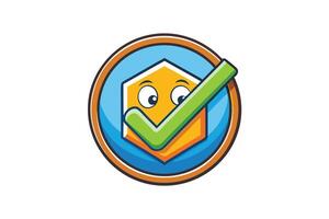 Playful and engaging checkmark illustrations, perfect for UI design, educational projects, and creative presentations vector