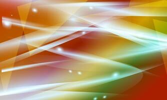 Abstract light colorful triangle geometric Shapes Pattern, Broken glass Effect futuristic bright light. vector
